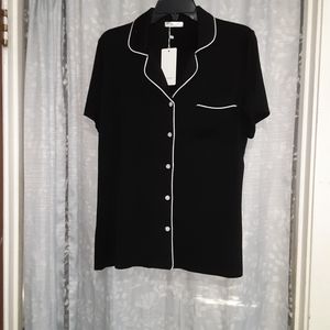 Ekouaer Pajamas set shirt sleeve sleeperwear